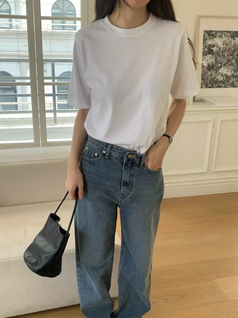 正韓女裝：素T穿起來有質感？我私藏清單教妳從「這點」挑 - 商品圖片 7
