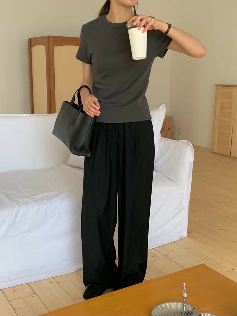 正韓女裝：素T穿起來有質感？我私藏清單教妳從「這點」挑 - 商品圖片 9