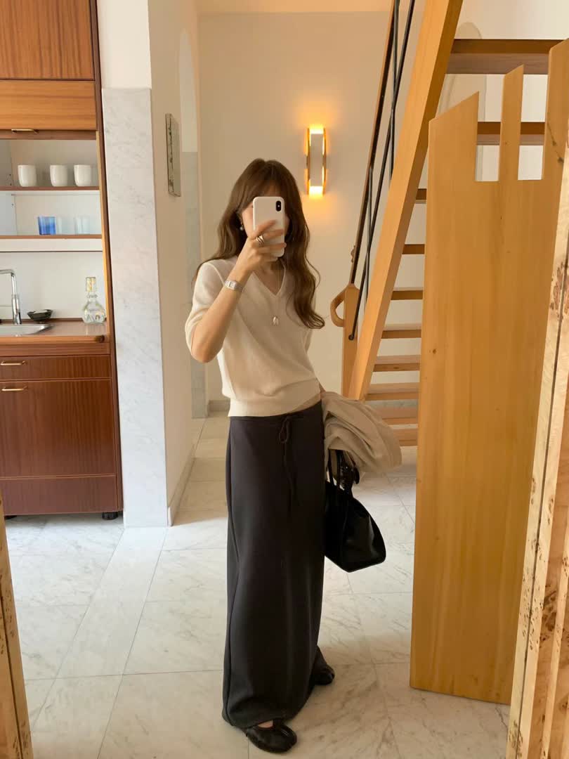 正韓女裝：ionme私藏早秋款！五分袖/短版，修飾身材好比例 - 商品圖片 5