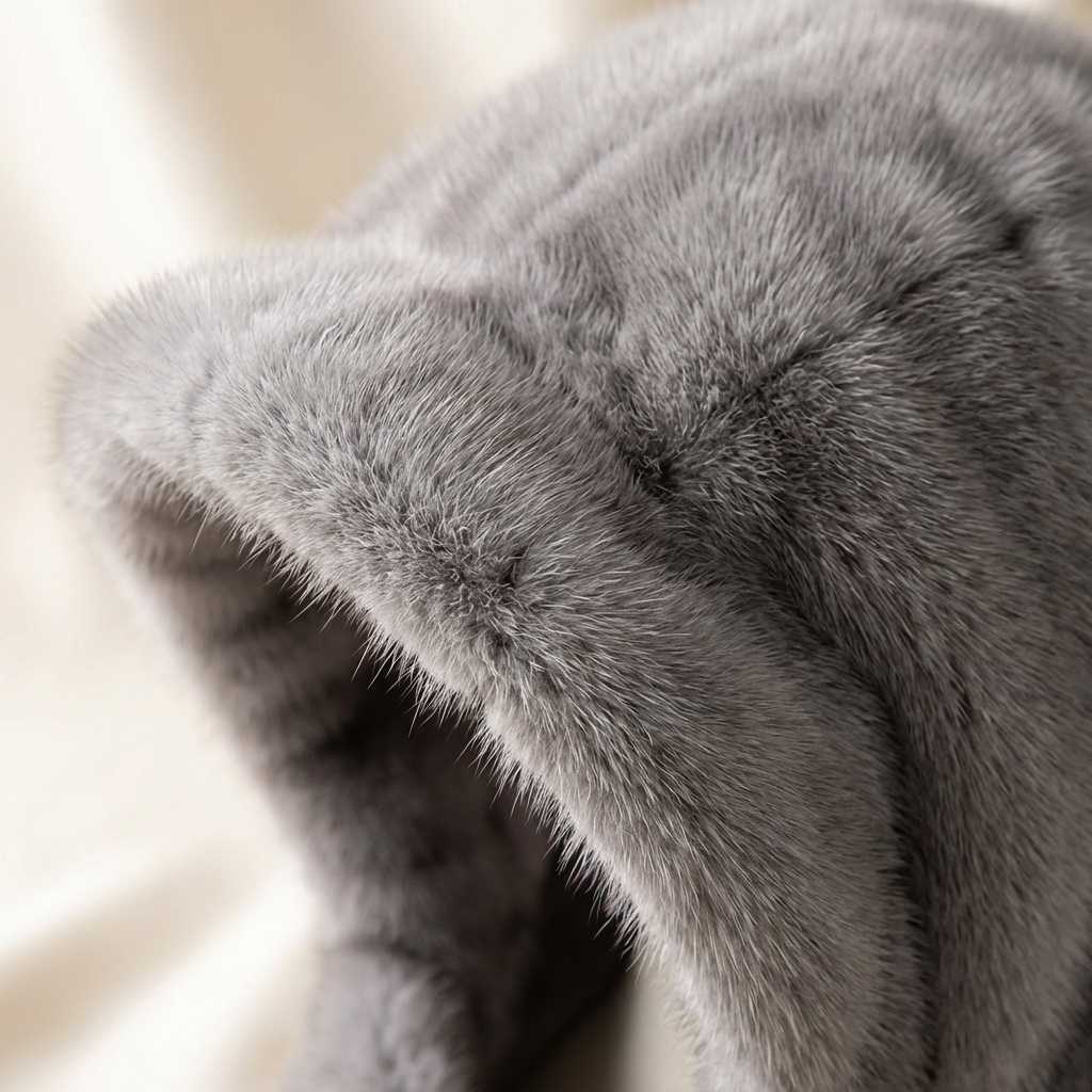 仿真水貂毛近拍細節