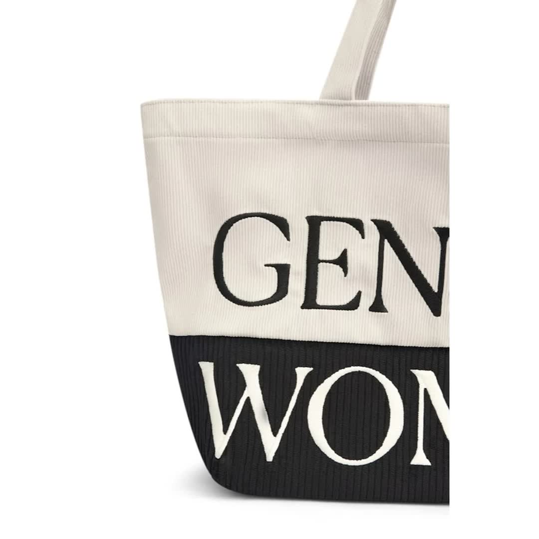 通勤上課托特包：GENTLE WOMAN米黑撞色好搭嗎？ - 商品圖片 1