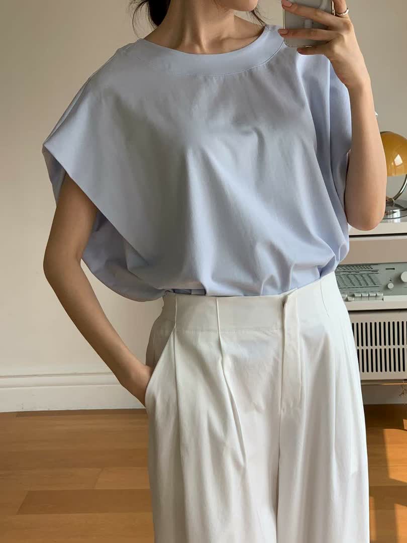 棉T如何選？BA家落肩款不卡脖、遮肉、夏天穿舒服 - 商品圖片 3