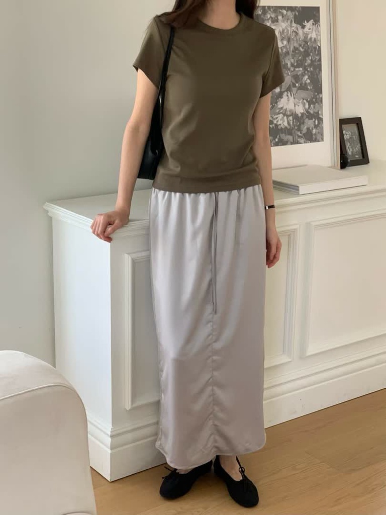 HO家絲滑鬆緊腰長裙 商品圖 10