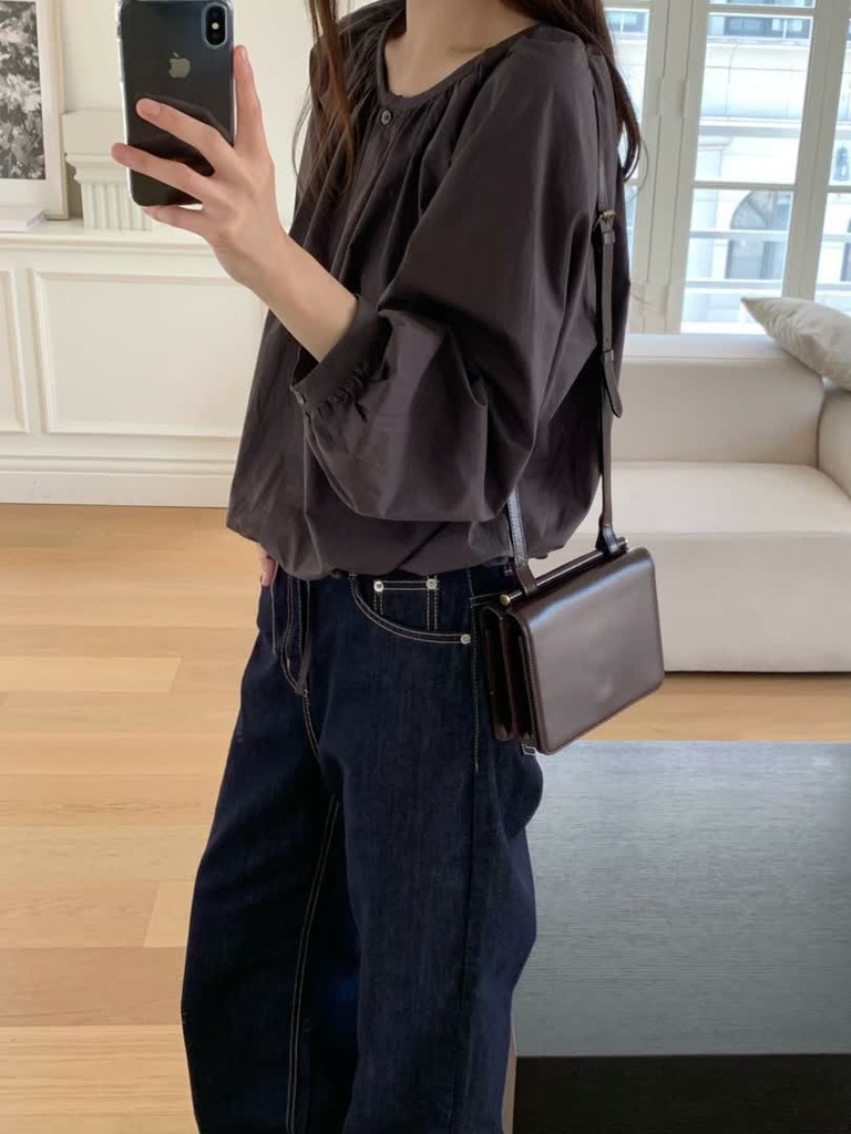 HO家抽繩澎袖襯衫 商品圖 7