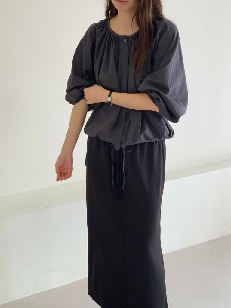 HO家抽繩澎袖襯衫 商品圖 20