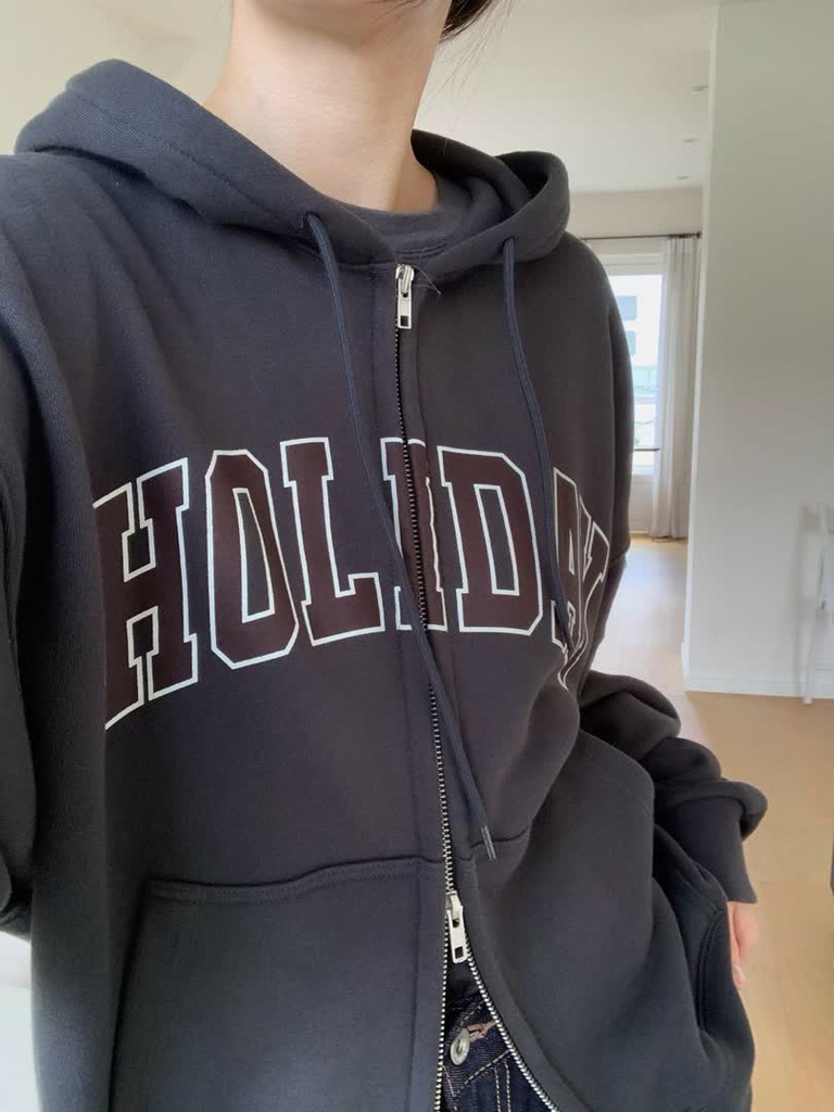 HO家HOLIDAY連帽拉鍊外套 商品圖 5