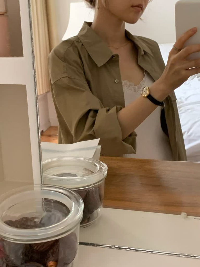 OU家蕾絲V領羅紋背心 商品圖 5