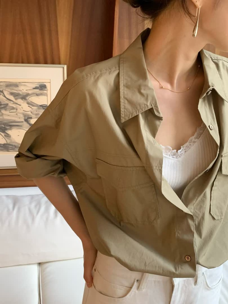 OU家蕾絲V領羅紋背心 商品圖 13