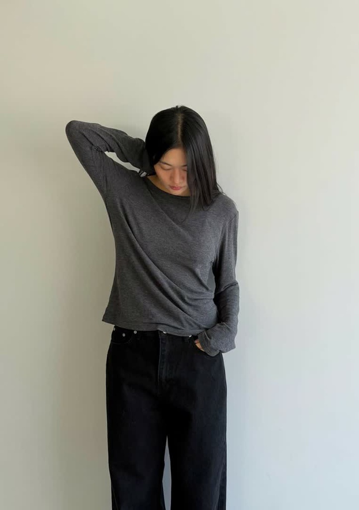 AG家綁帶薄針織長袖上衣 商品圖 2