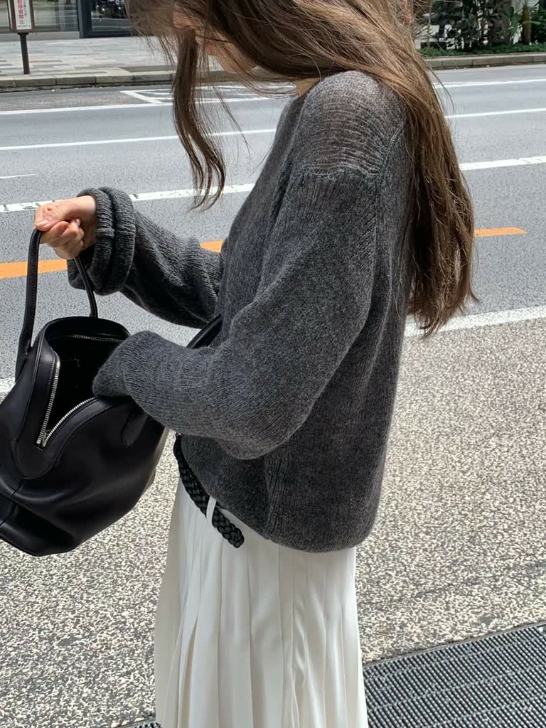 OU家鬆織馬海毛針織上衣 商品圖 11