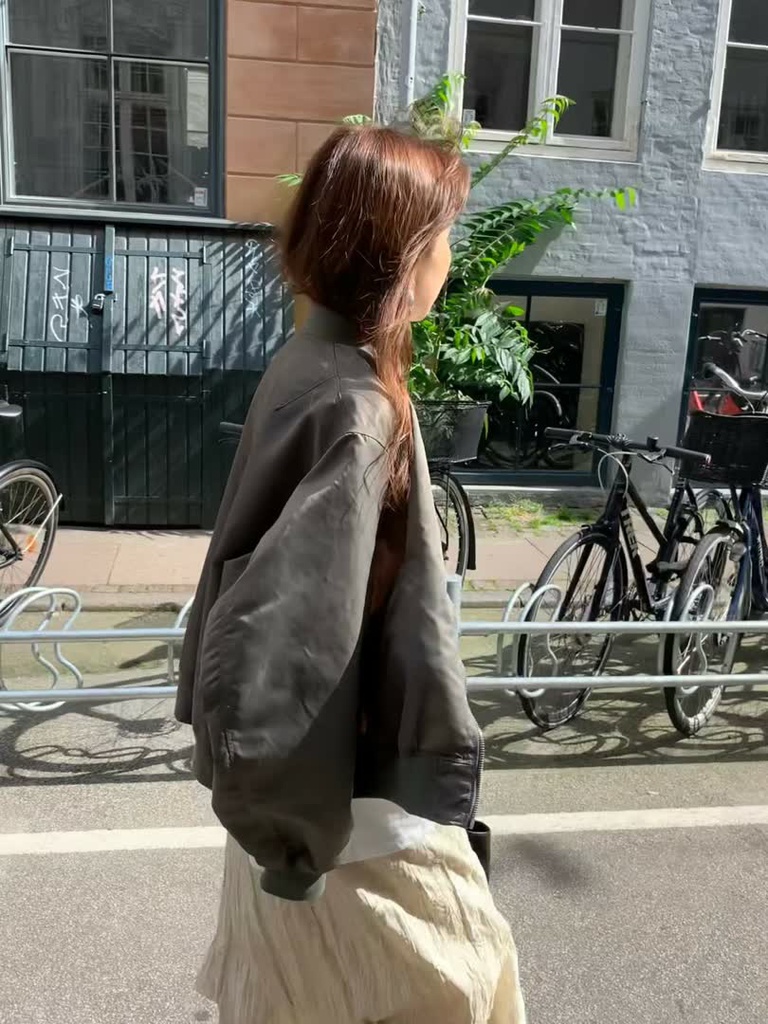 OU家抽皺飛行外套 商品圖 3