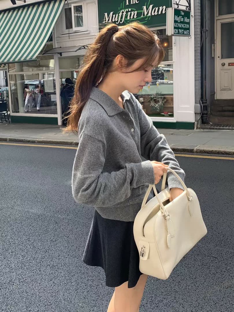 OU家POLO領開襟針織上衣 商品圖 22