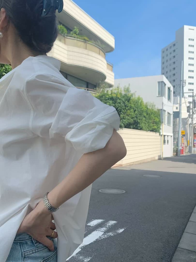 OU家棉質寬版襯衫 商品圖 10