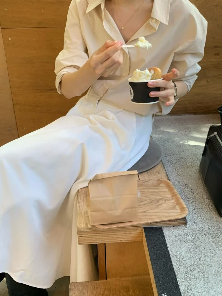 OU家棉質寬版襯衫 商品圖 13
