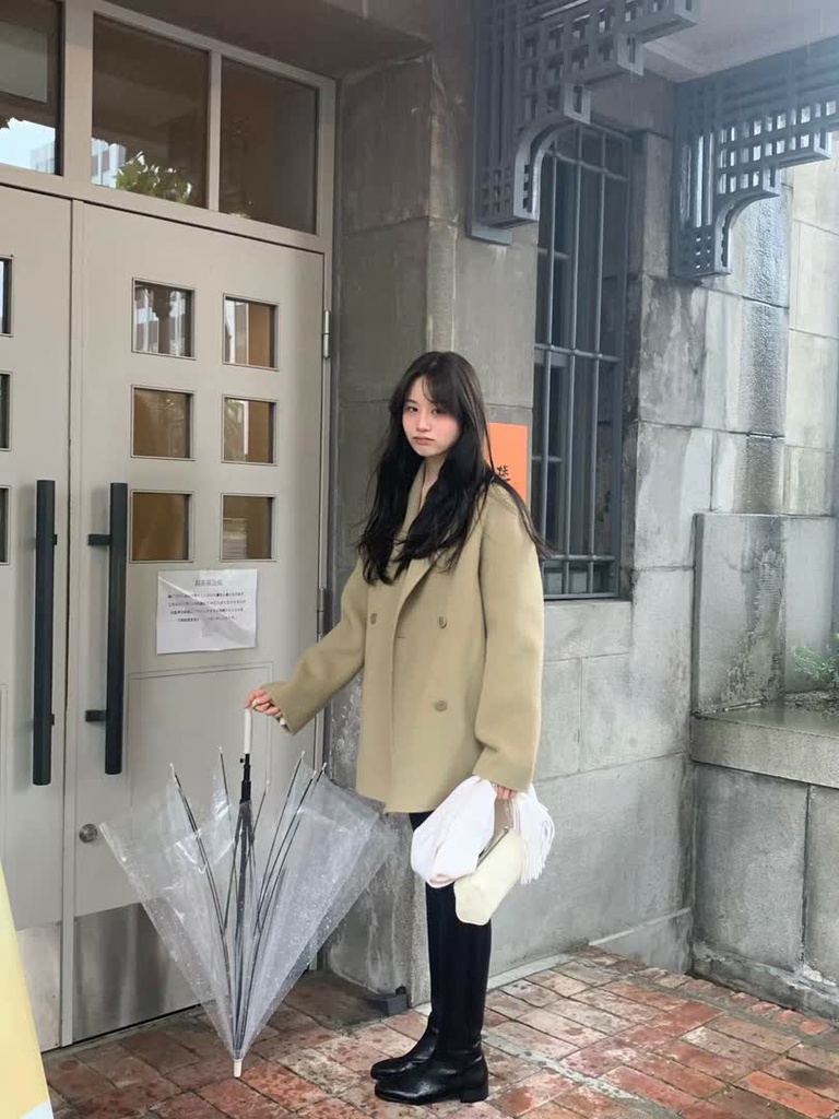 OU家雙排釦毛呢外套 商品圖 5
