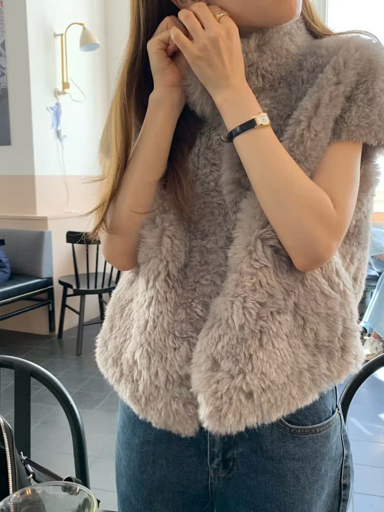 OU家羊羔毛短版背心 商品圖 21