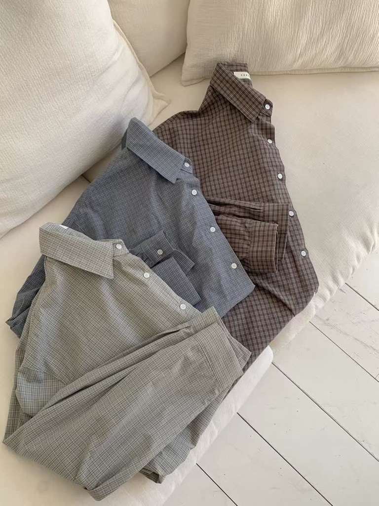 SD家小格紋襯衫 商品圖 3