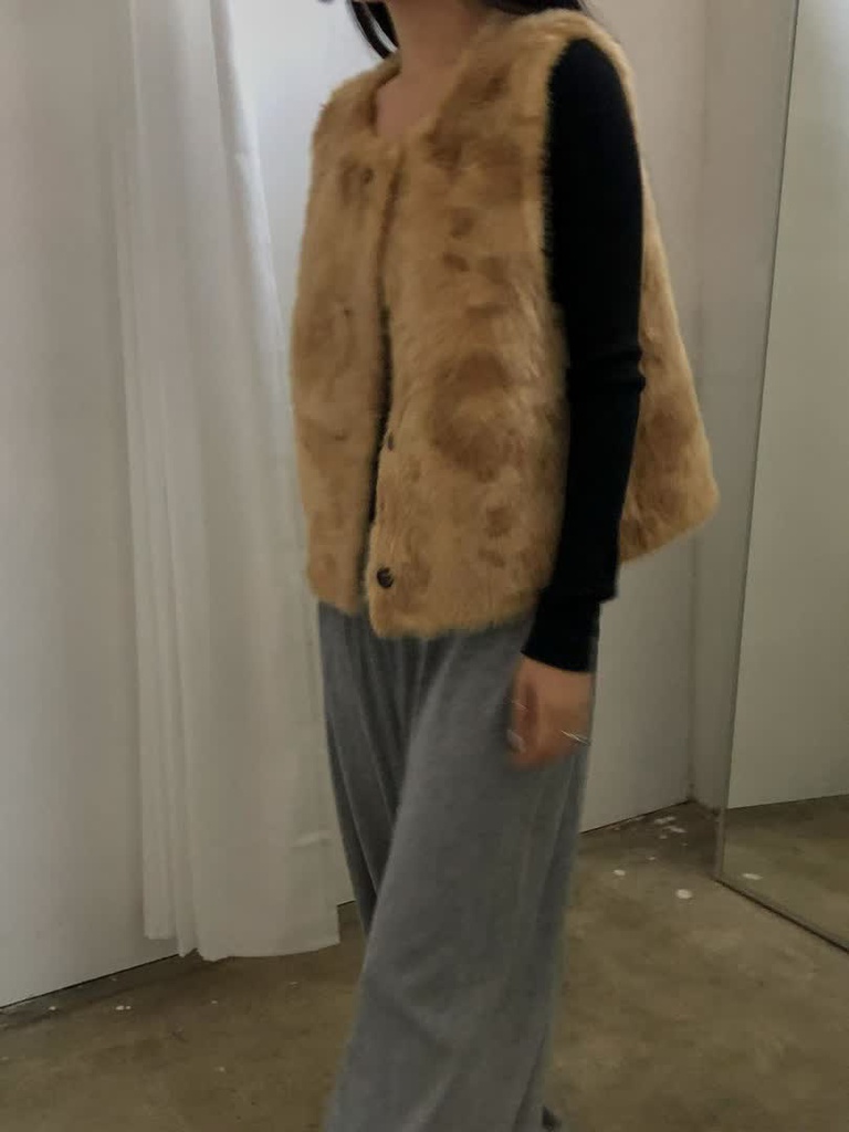 AL家羊毛短版背心 商品圖 3