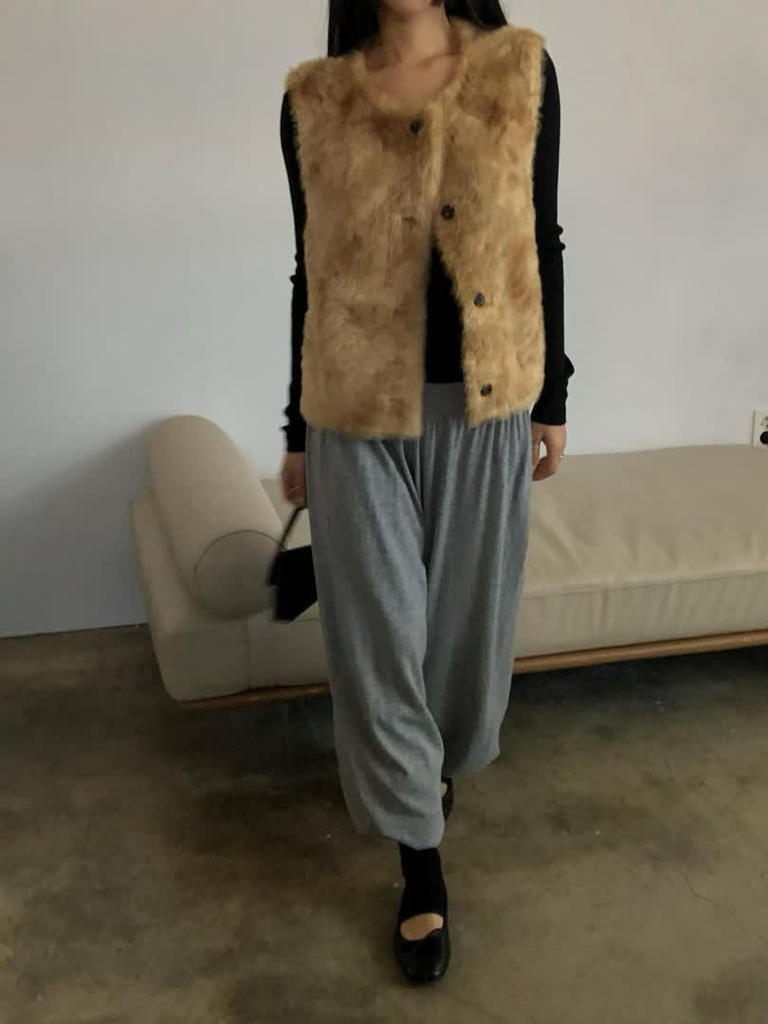 AL家羊毛短版背心 商品圖 6