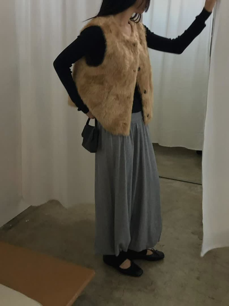 AL家羊毛短版背心 商品圖 8