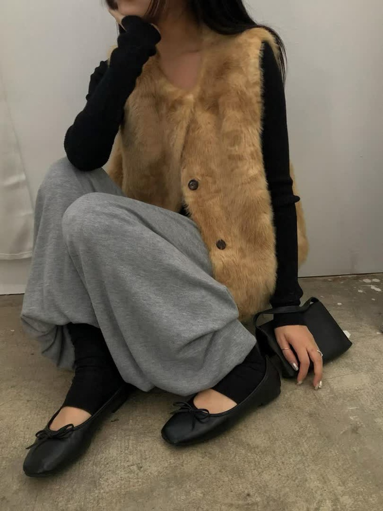 AL家羊毛短版背心 商品圖 10