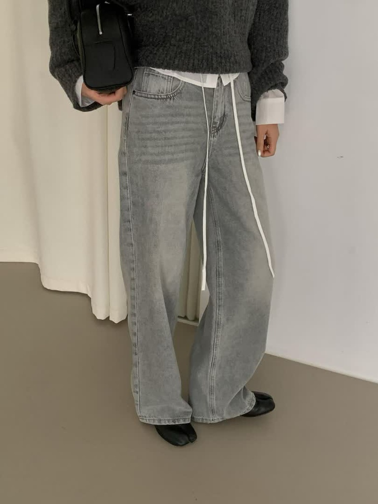 AL家寬鬆V領針織衫 商品圖 3