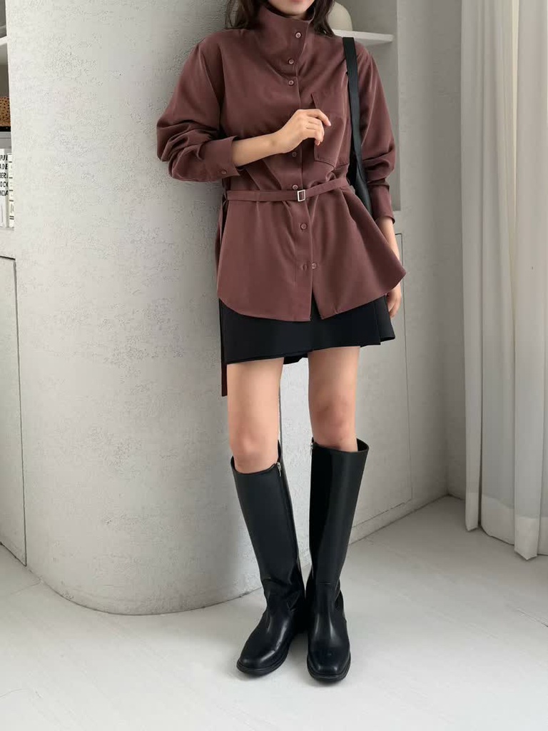 2G家立領綁帶襯衫 商品圖 5