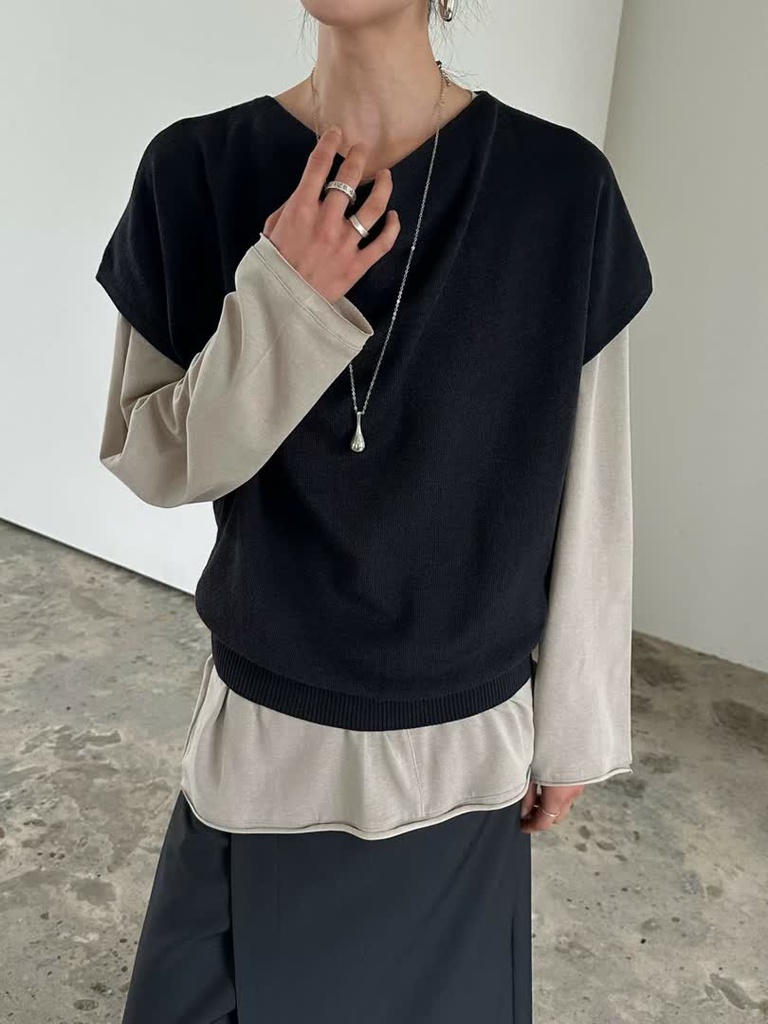 FO家高領針織背心 商品圖 3