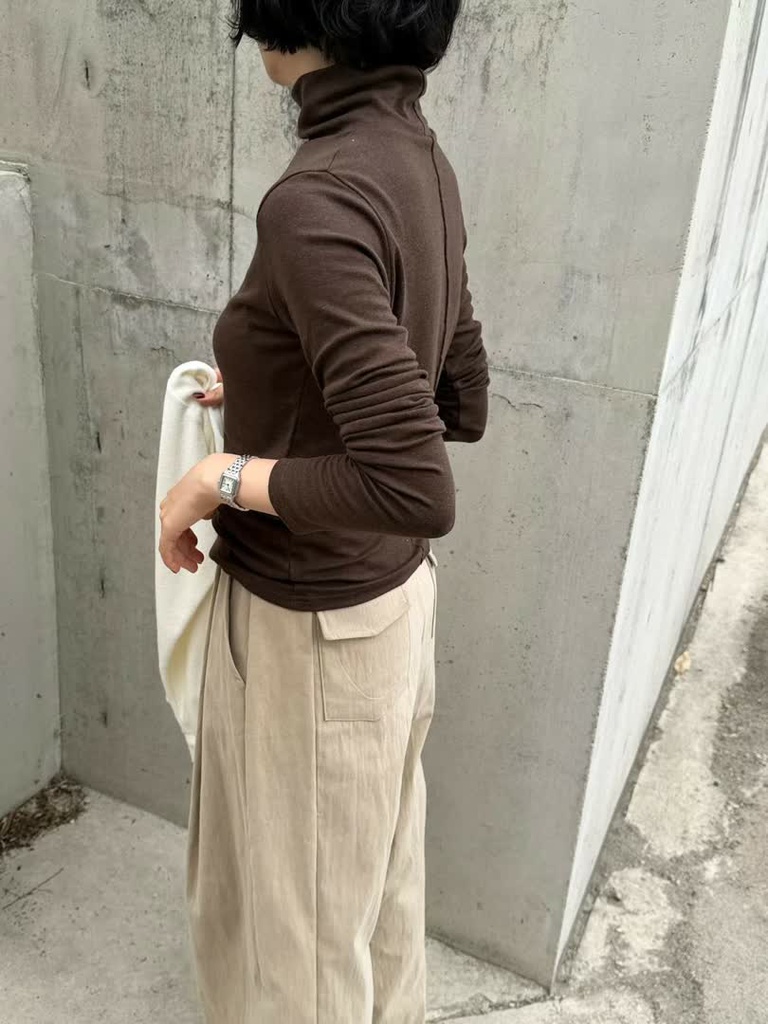 OS家修身高領長袖上衣 商品圖 8