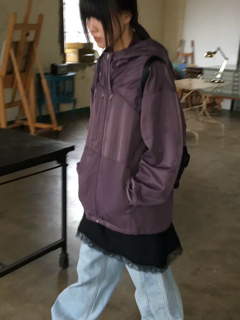 BP家連帽尼龍風衣外套 商品圖 5