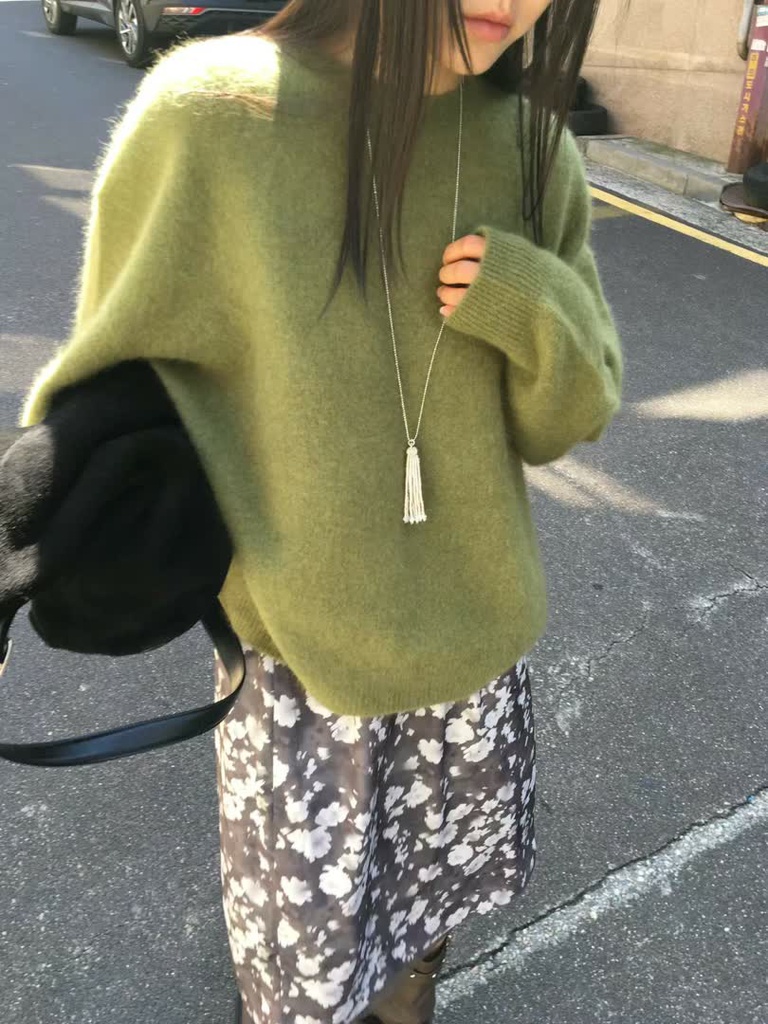 BP家浣熊毛混紡寬鬆毛衣 商品圖 4