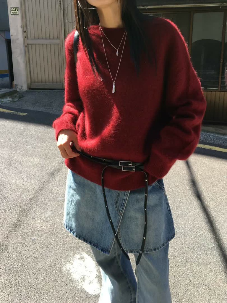 BP家浣熊毛混紡寬鬆毛衣 商品圖 23