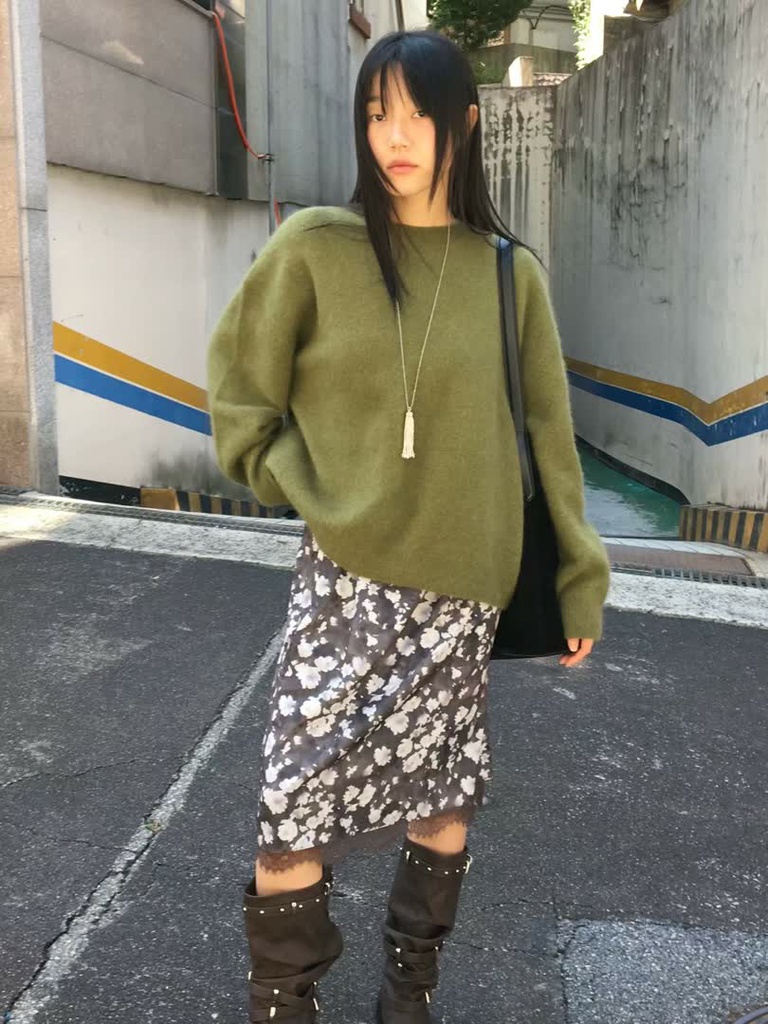 BP家蕾絲花卉緞面半身裙 商品圖 13