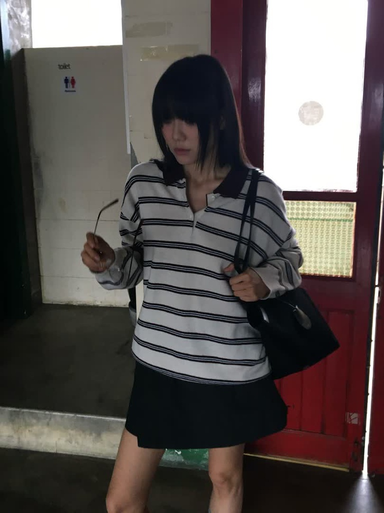 BP家條紋翻領針織Polo 商品圖 11