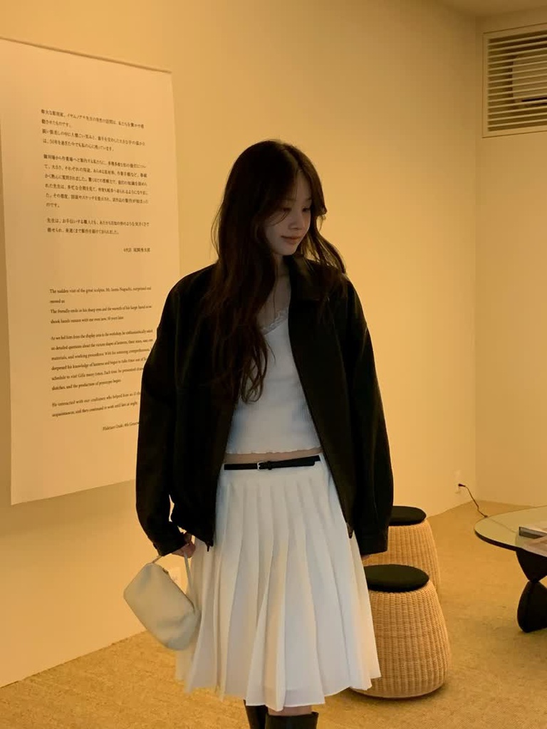 OU家小羊皮夾克