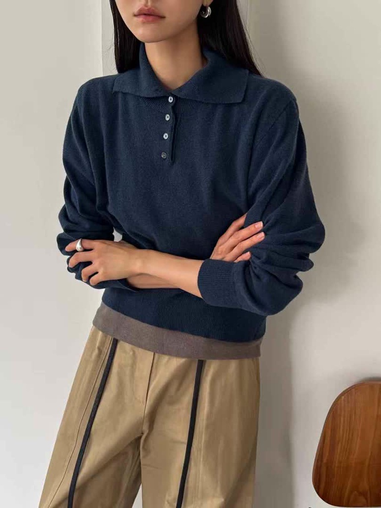 LG家Polo領針織上衣