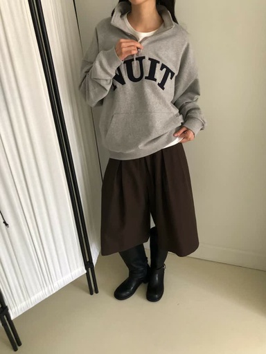 GA家打褶寬版裙褲