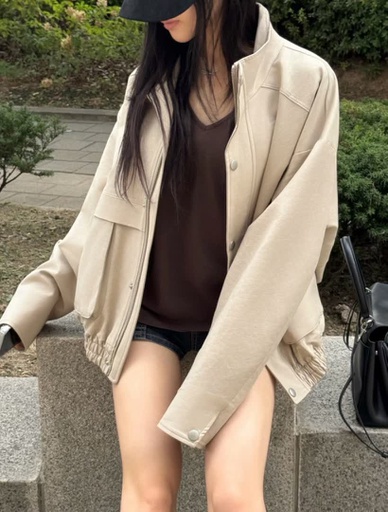 GA家小立領工裝外套