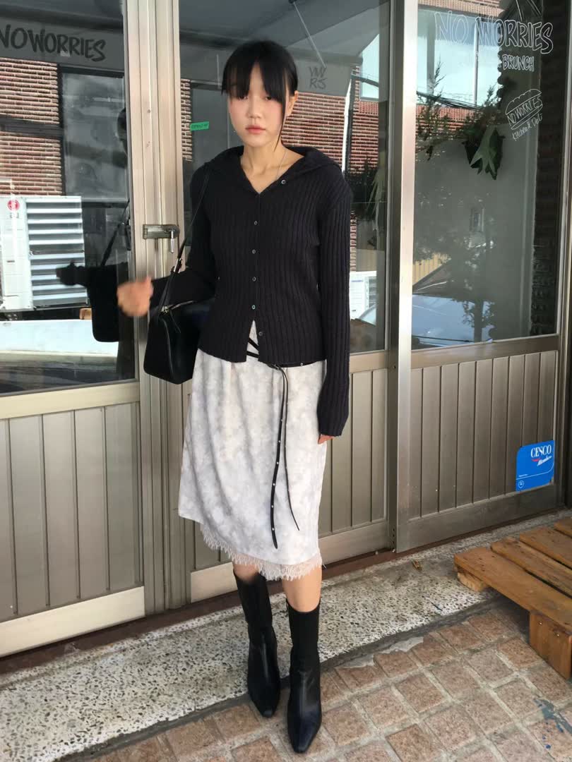 BP家水手領毛圈針織開襟衫