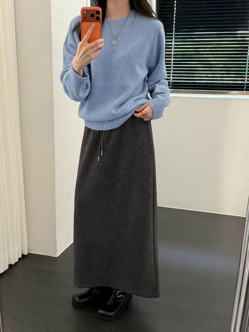 AG家鬆緊長裙